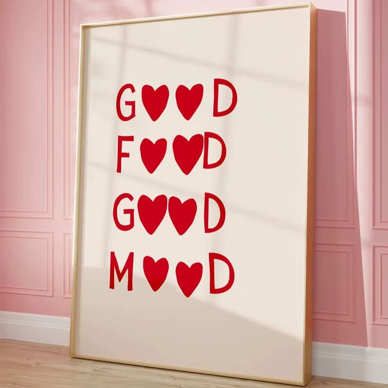Affiche Cuisine Love Food