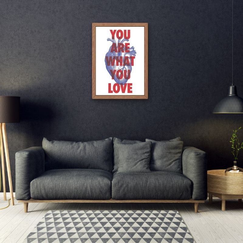 Affiche Poster Murale Coeur