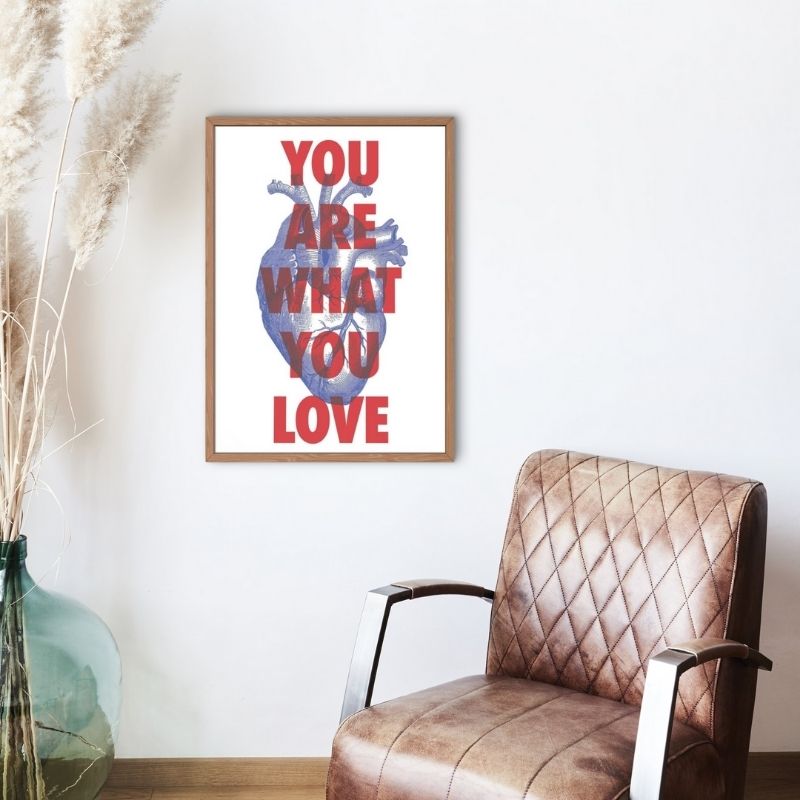 Affiche Poster Murale Coeur