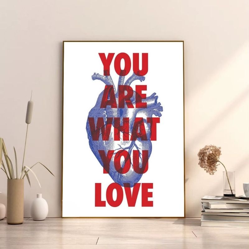 Affiche Poster Murale Coeur