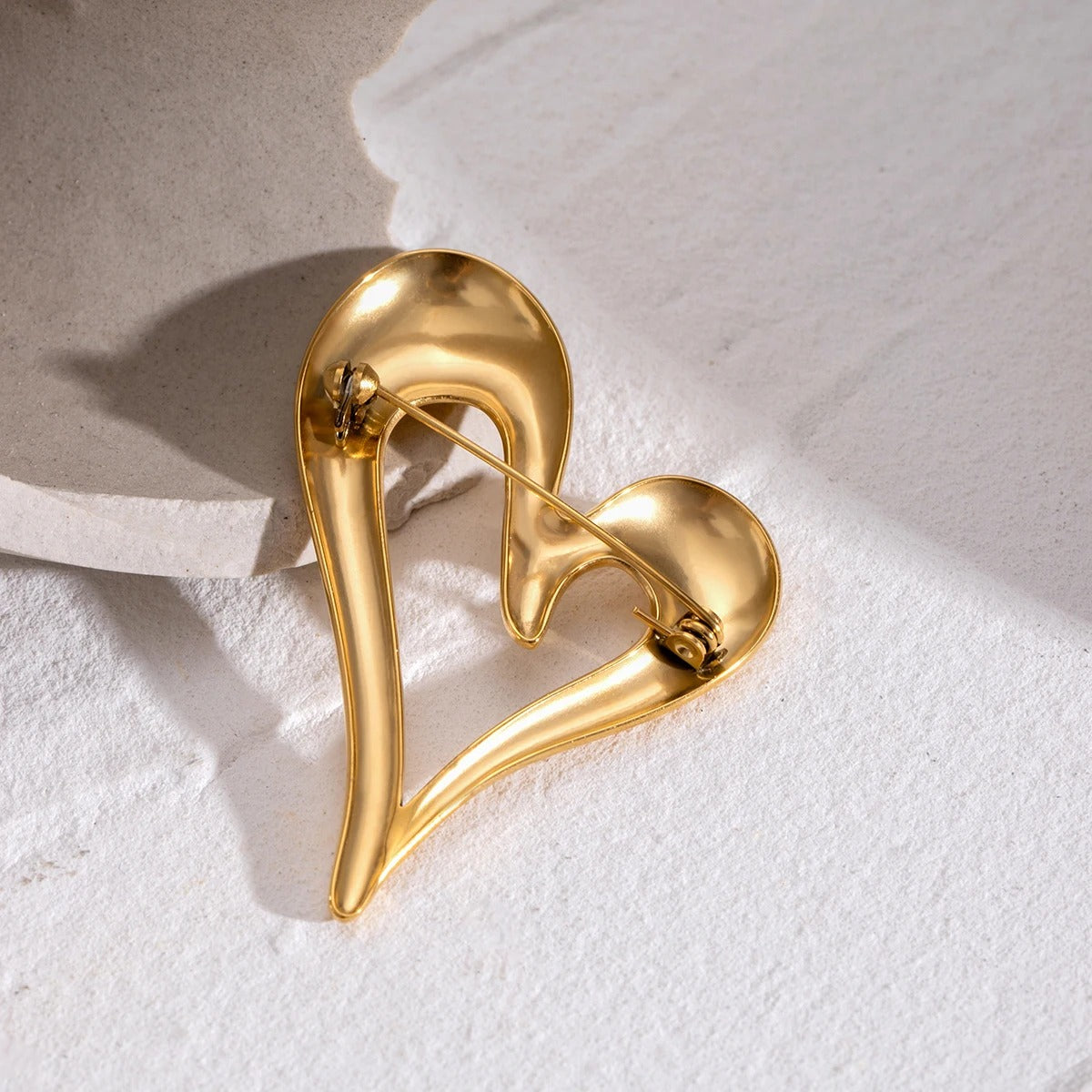 Broche Cœur Romantique