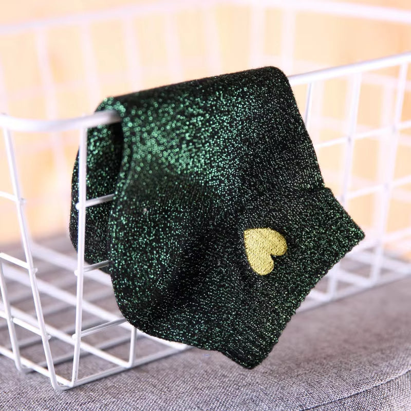 Chaussettes pour Femme Courtes et Brillantes