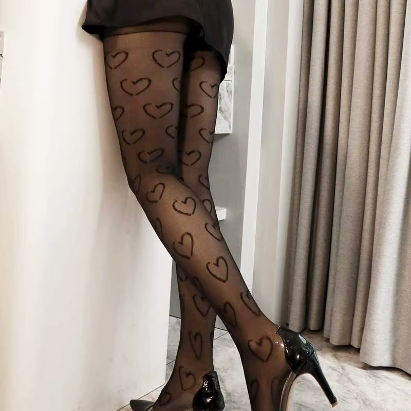 Collant pour Femme Fin Coeur