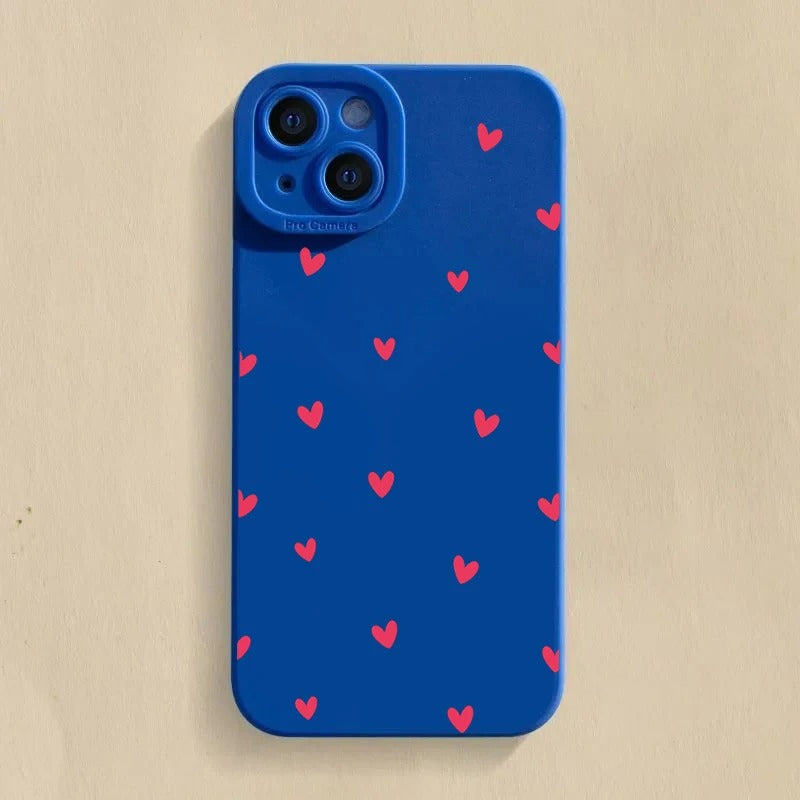 Coque de Téléphone Petits Cœurs Roses iPhone