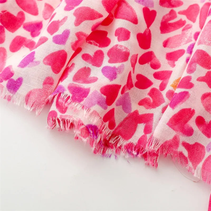 Foulard Femme Cœurs Envoûtants