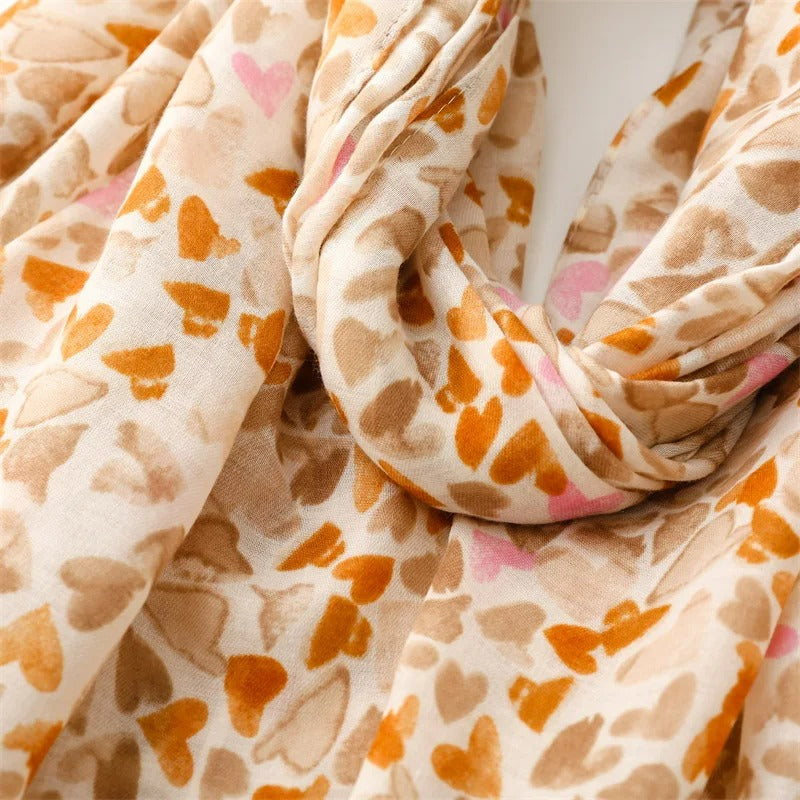 Foulard Femme Nuances De Cœurs
