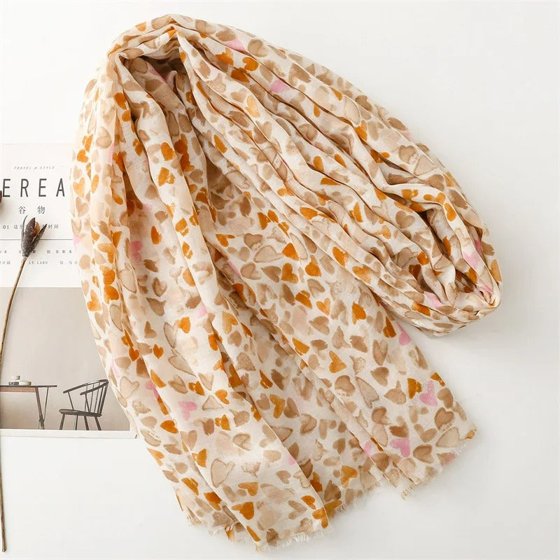 Foulard Femme Nuances De Cœurs