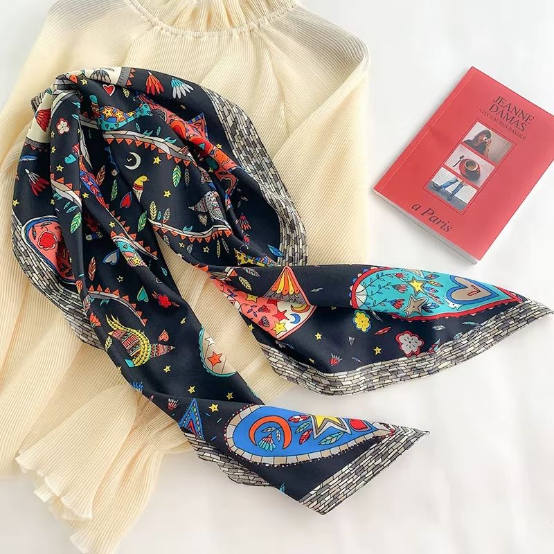 Foulard Femme Original et Coloré à Coeur