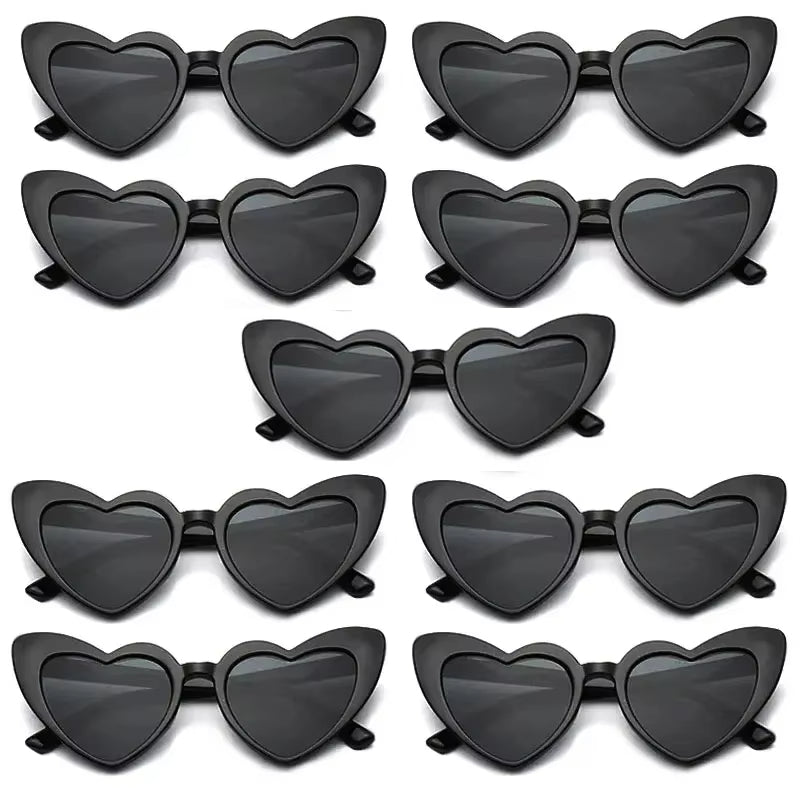 Lot de Lunettes de Soleil Coeur