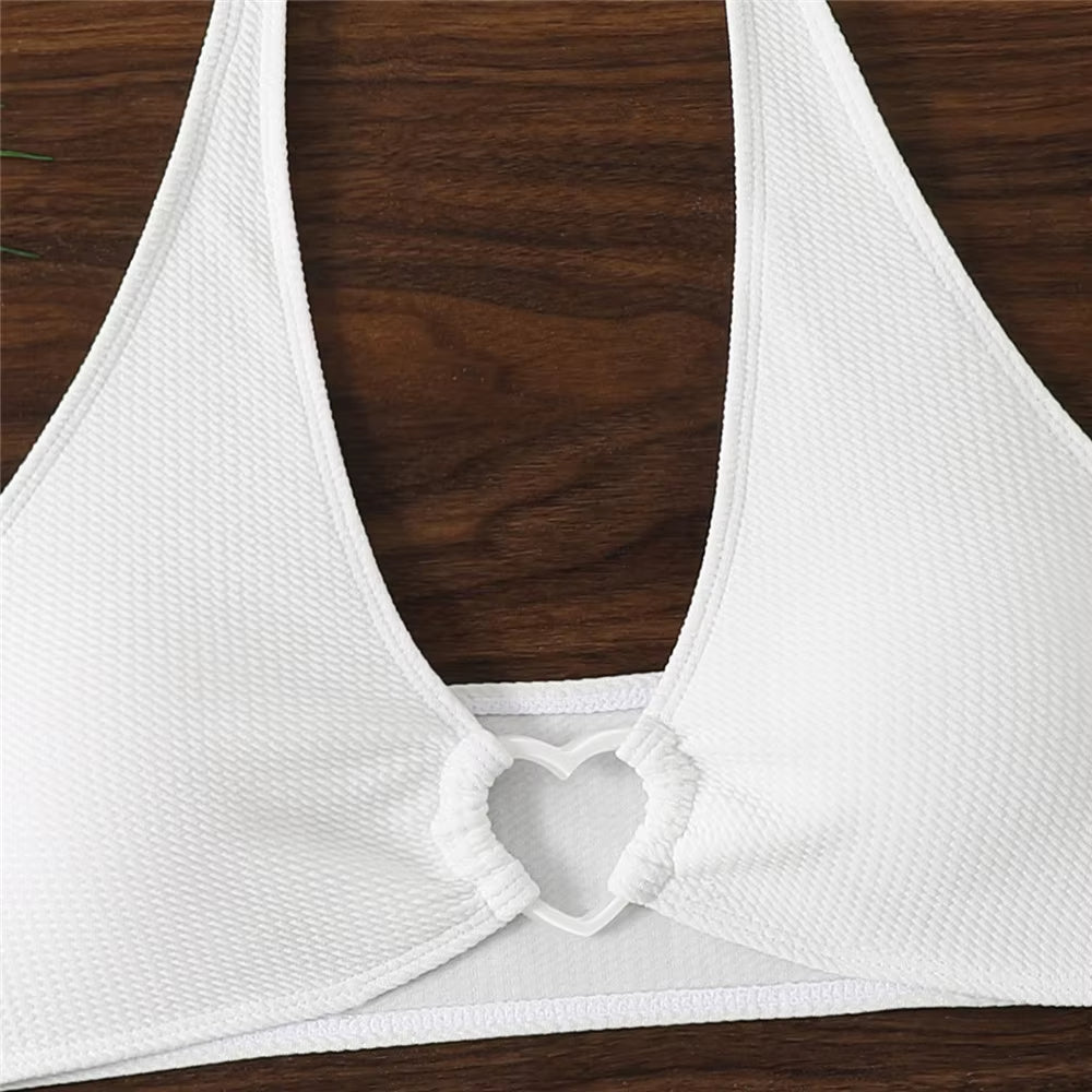 Maillot de Bain Femme avec Anneau Coeur
