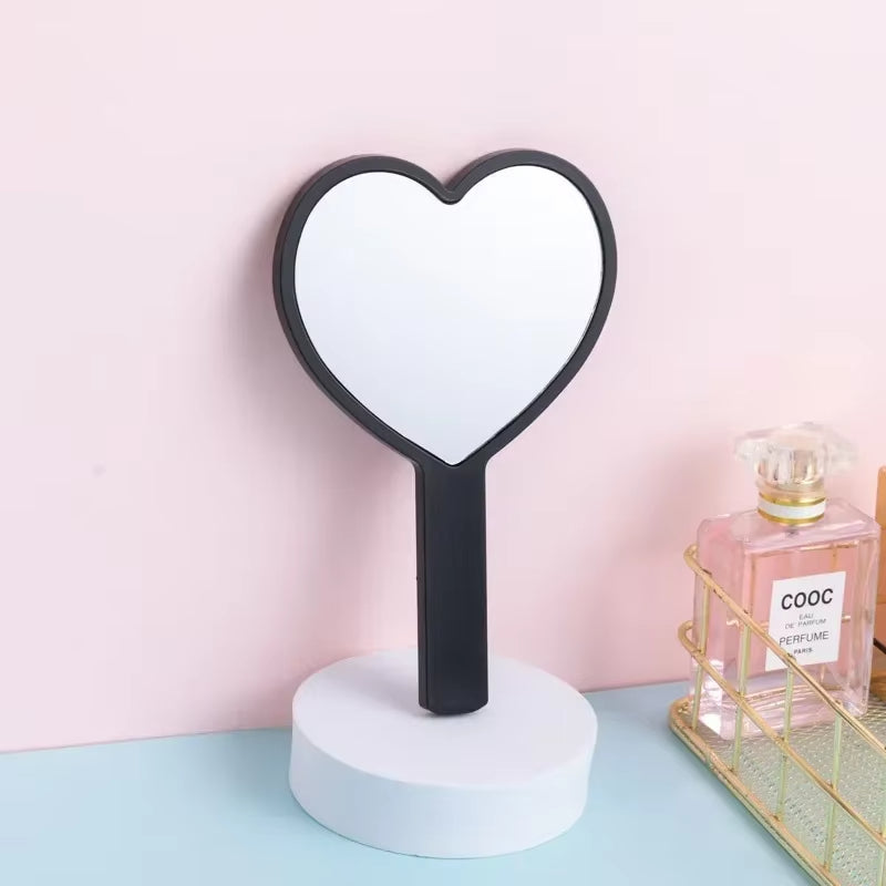 Miroir de Poche en Forme de Coeur