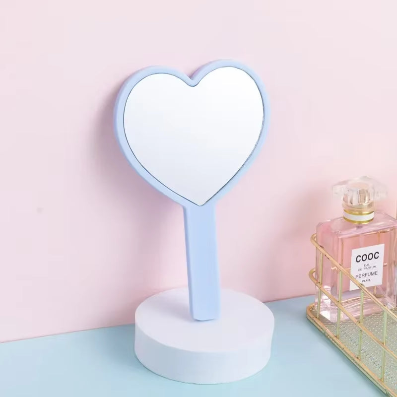 Miroir de Poche en Forme de Coeur