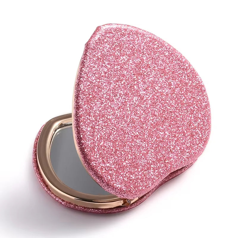 Miroir de Poche Pliable en Coeur Pliable