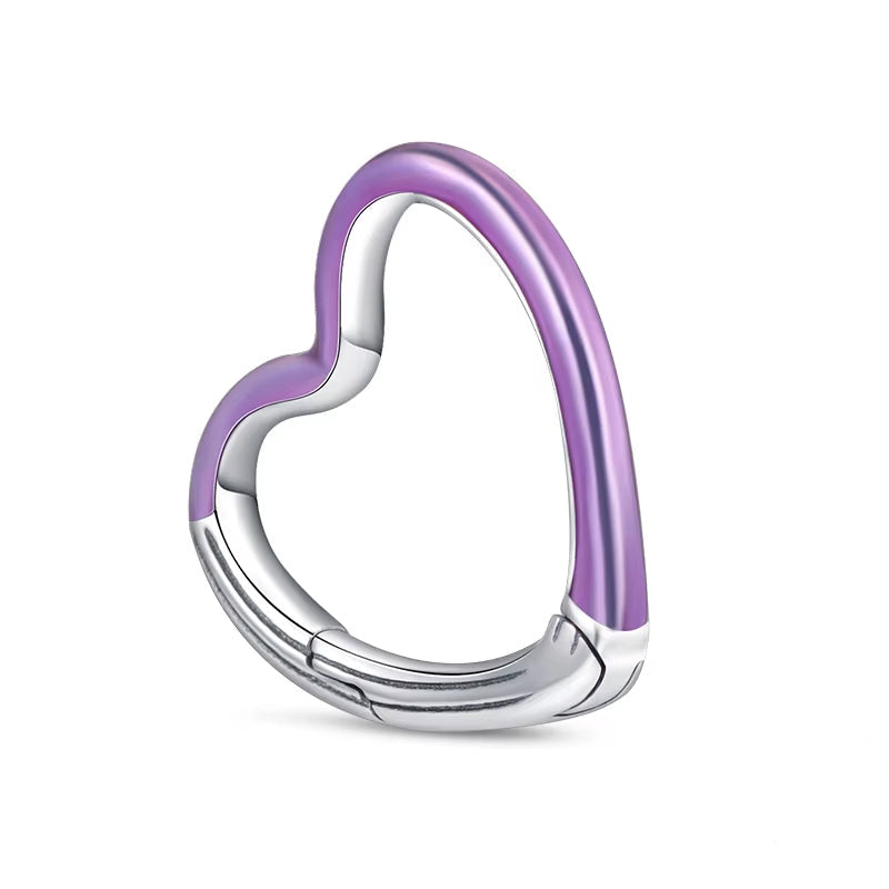Pendentif Métal en Forme de Coeur