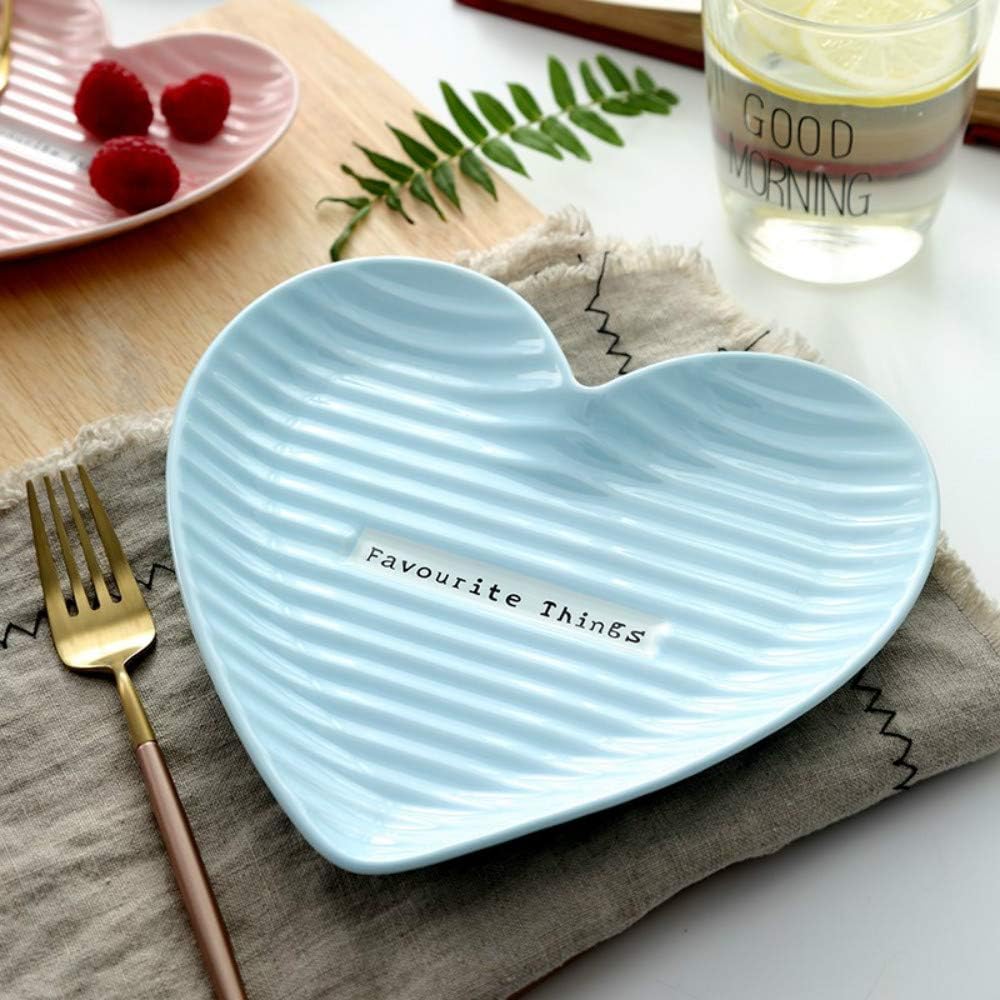 Plateau en Céramique Design Coeur