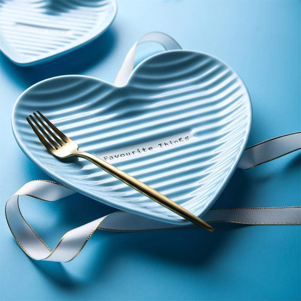 Plateau en Céramique Design Coeur