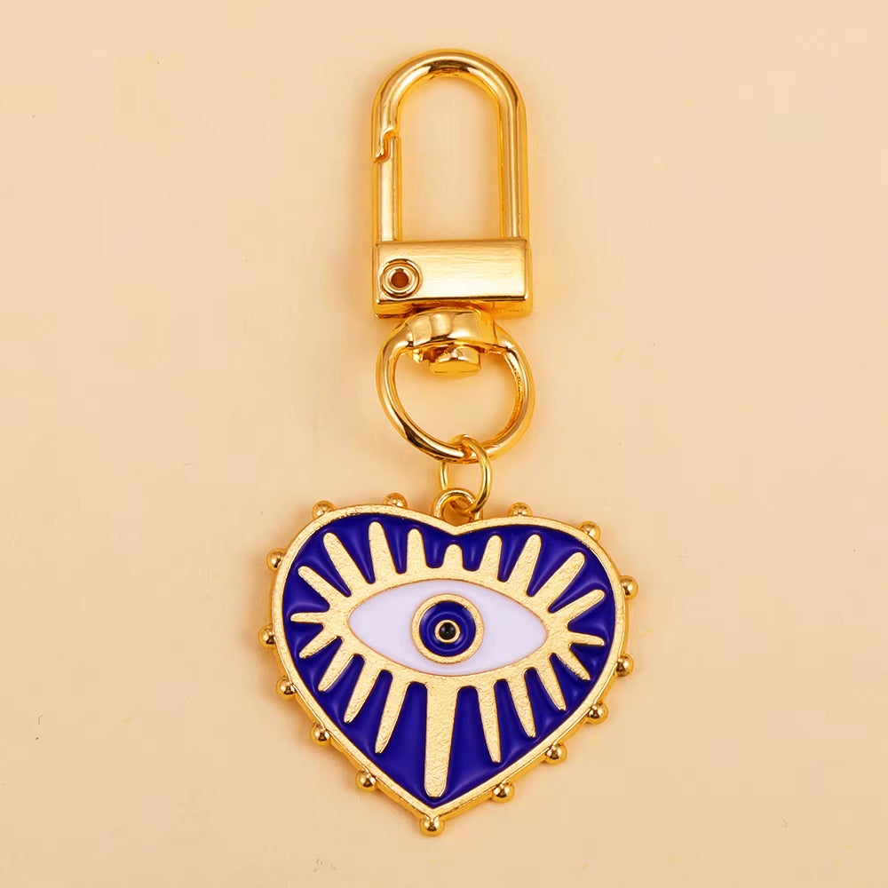 Porte Clé Coeur Mauvais Oeil