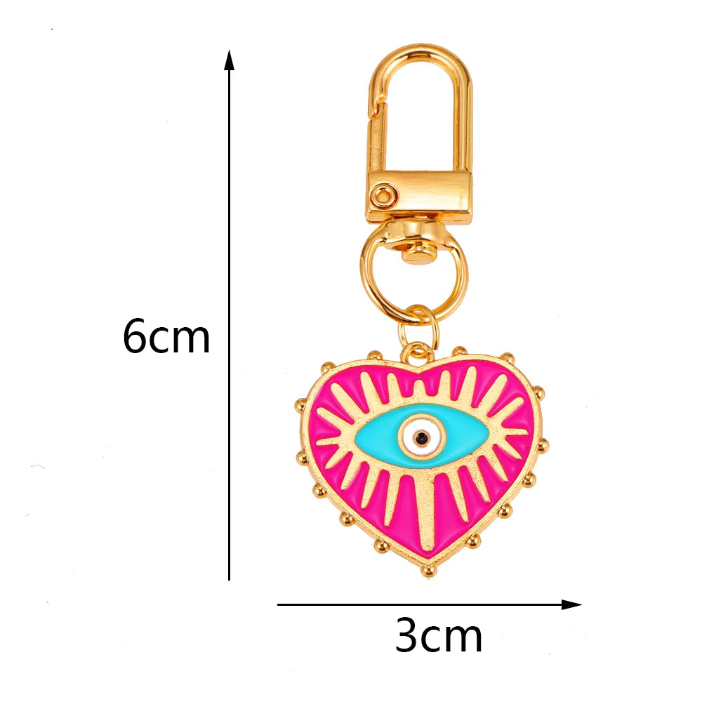 Porte Clé Coeur Mauvais Oeil