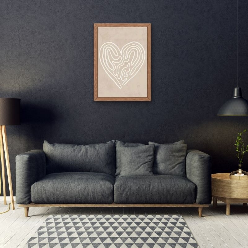 Poster Mural Design Coeur