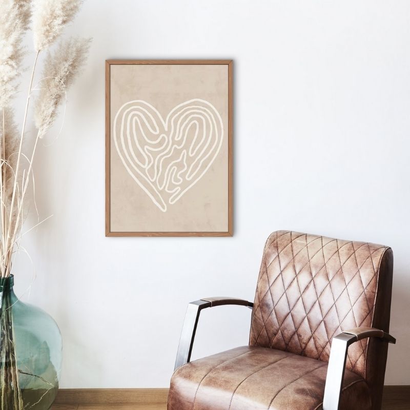 Poster Mural Design Coeur