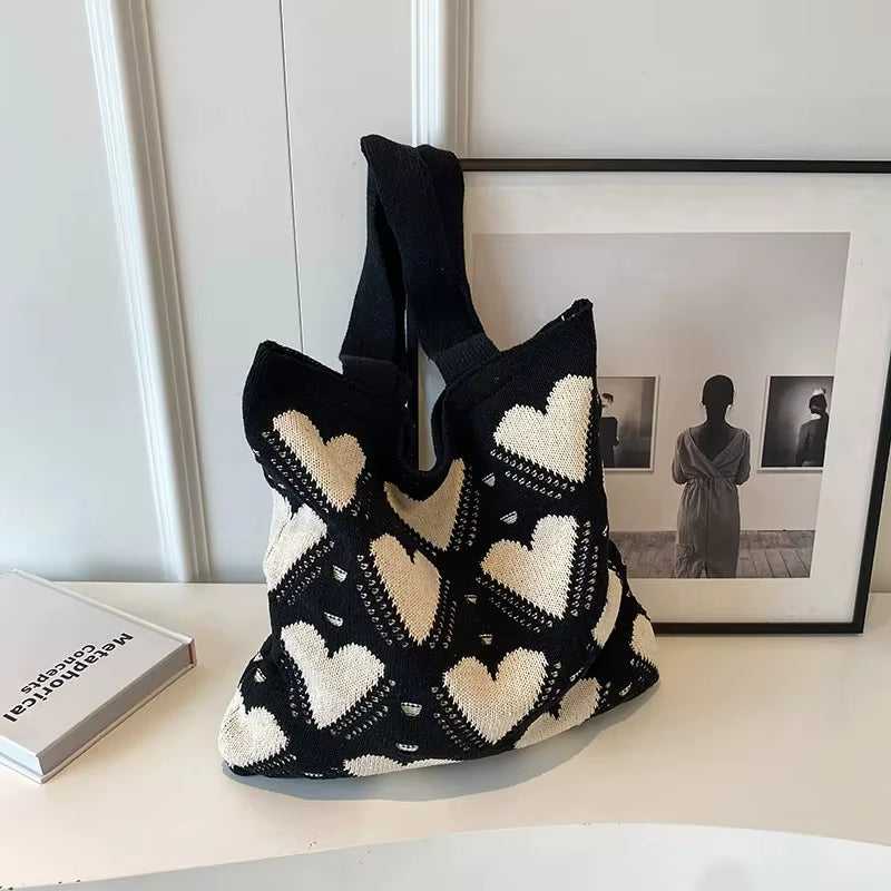 Sac Femme Polyvalent à Coeurs