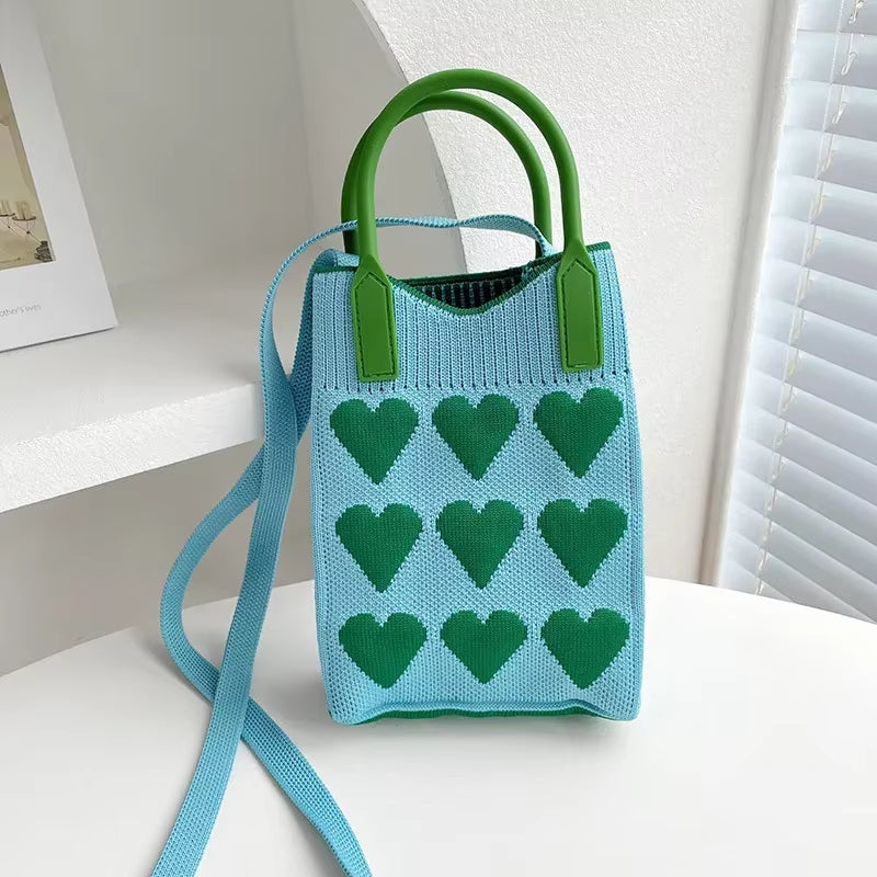 Sac à Main Coeur pour Téléphone Portable
