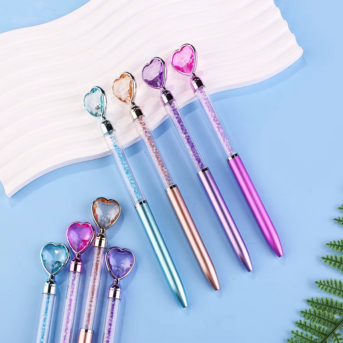 Stylos à Bille Métal Coeur