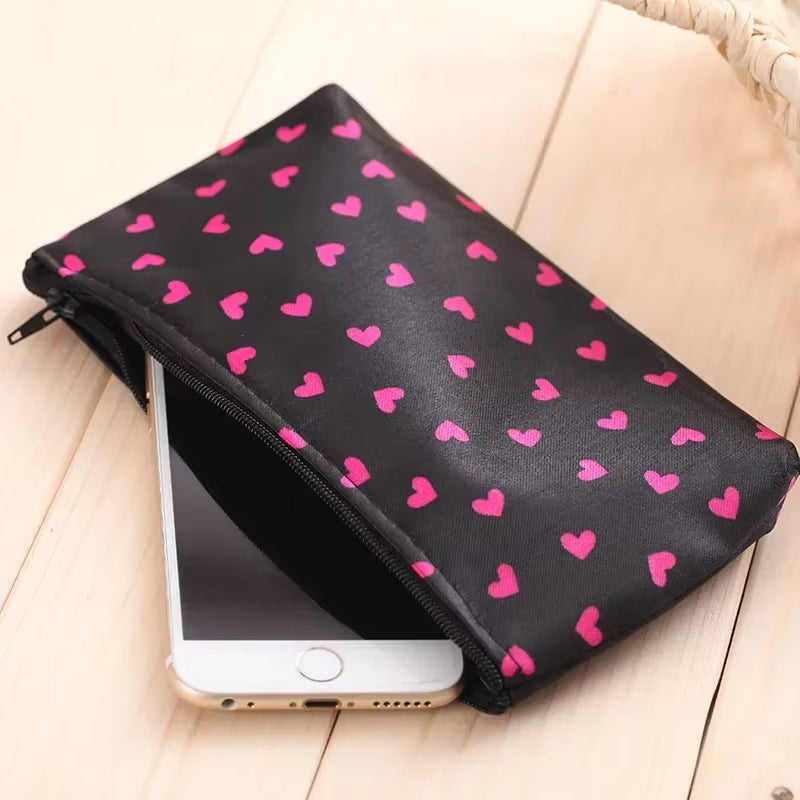 Trousse de Toilette Imprimé Coeur