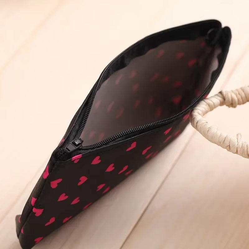 Trousse de Toilette Imprimé Coeur