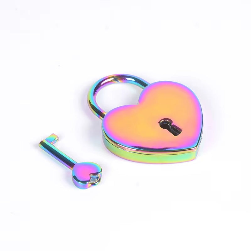 Cadenas Métal Coeur Multicolore
