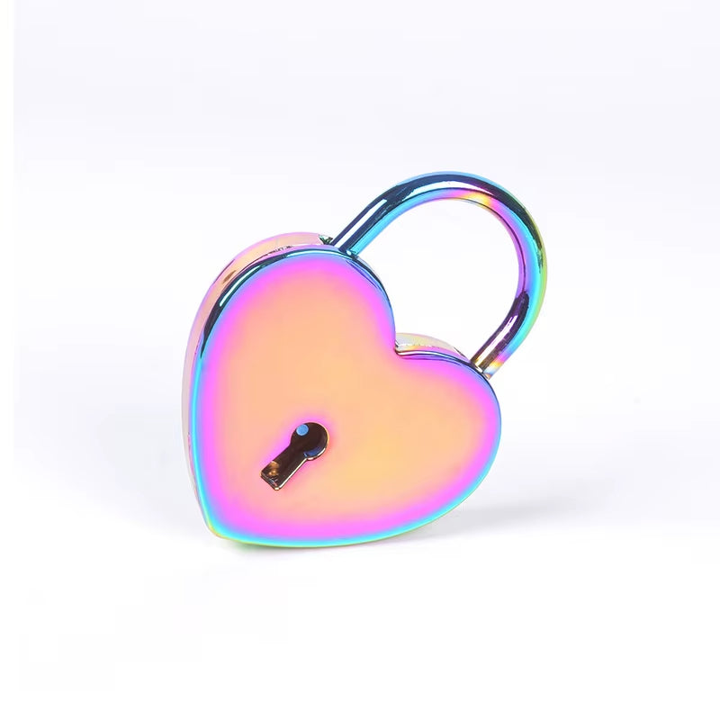Cadenas Métal Coeur Multicolore