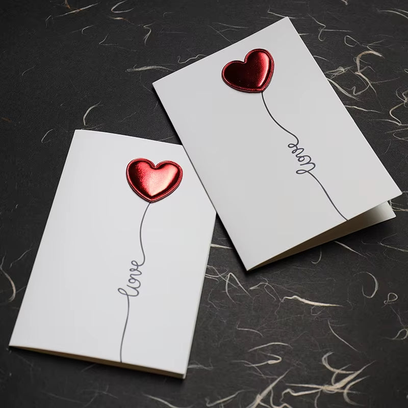 Carte Postale Coeur Métal