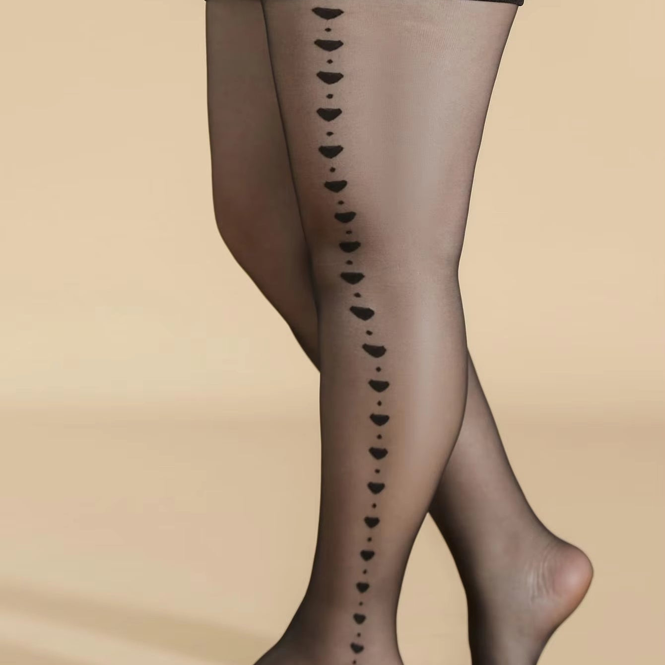 Collant Grande Taille Pour Femme à Coeur