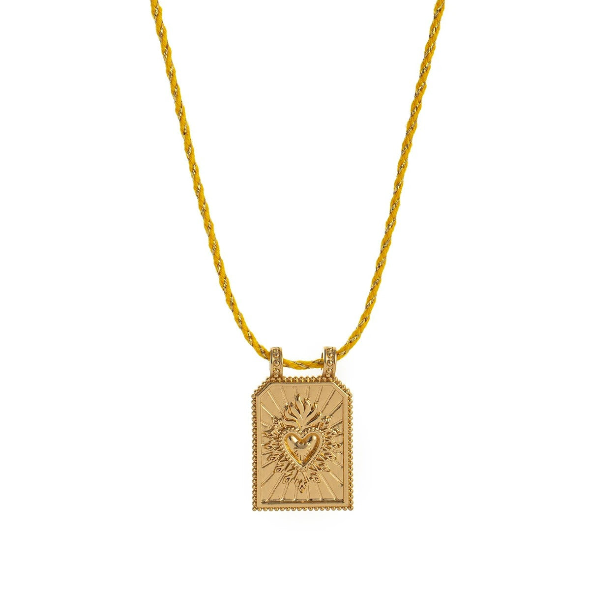 Collier Femme Pendentif Carte Tarot Cœur