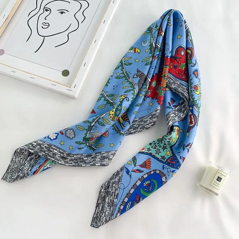 Foulard Femme Original et Coloré à Coeur