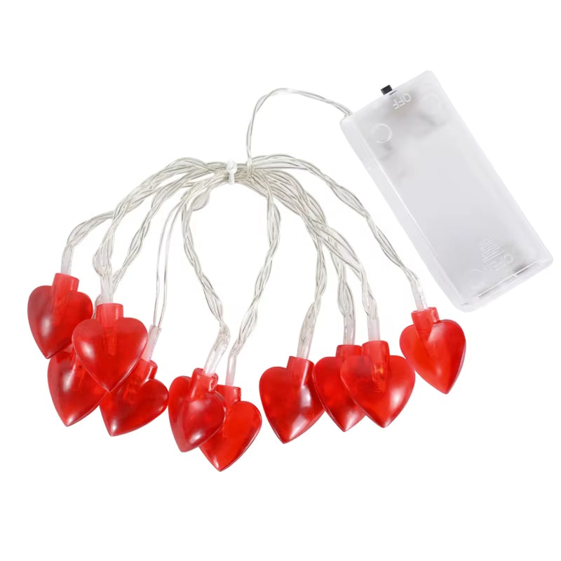 Guirlande Lumineuse Rouge Coeur