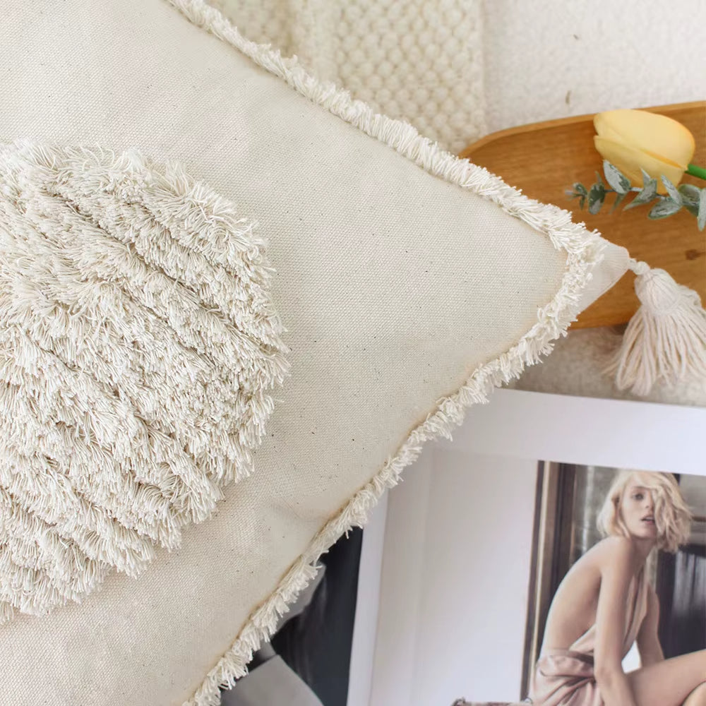 Housse de Coussin Bohème Coeur