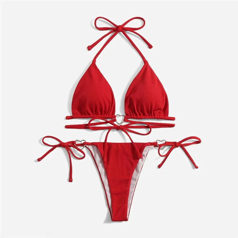 Maillot de Bain Femme Bijoux Cœurs Délicats
