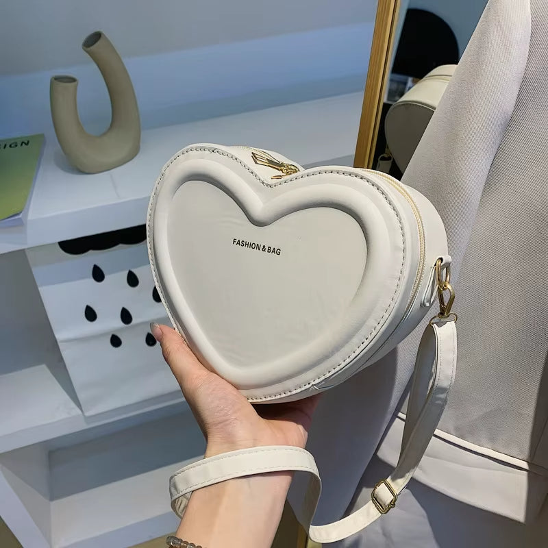Sac Bandoulière en Forme de Coeur