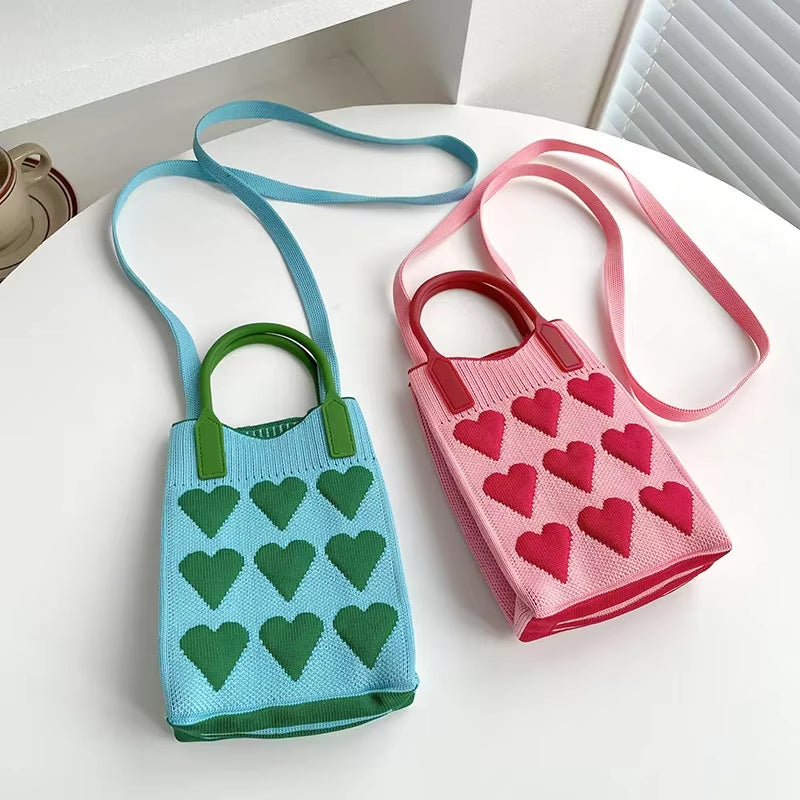 Sac à Main Coeur pour Téléphone Portable