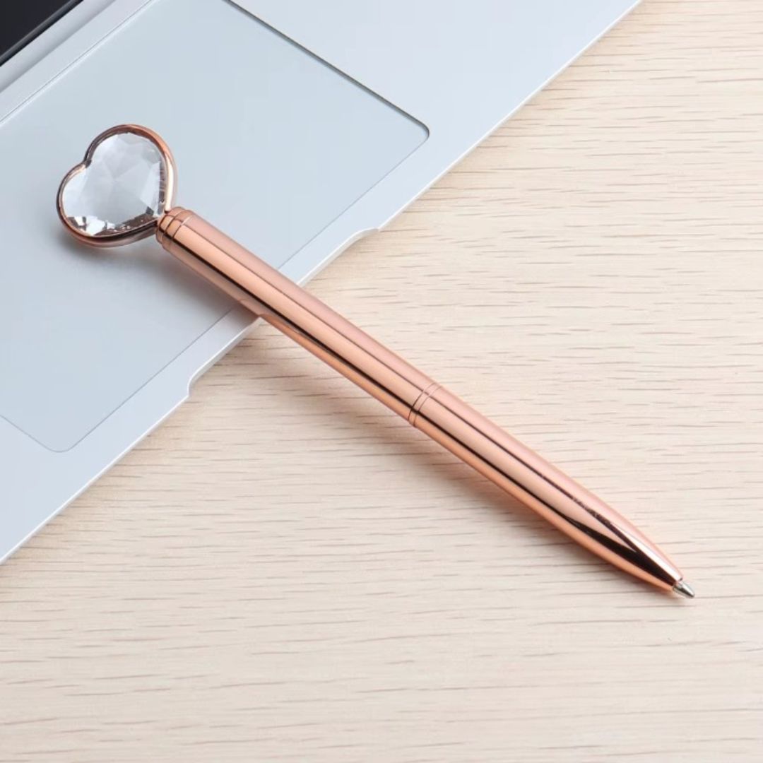 Stylo à Bille Sceptre en Forme de Cœur