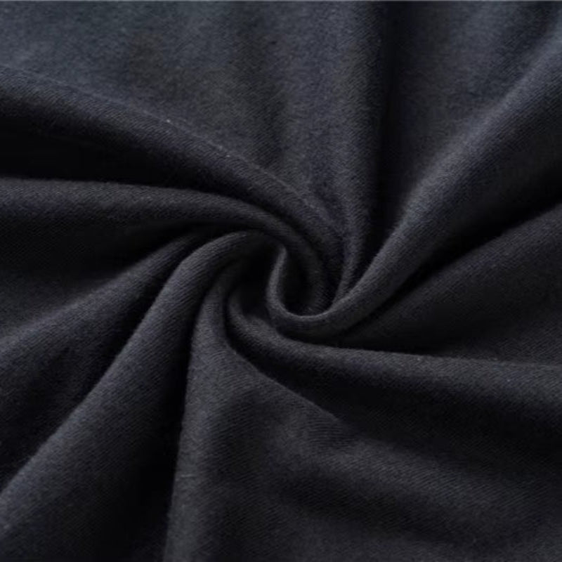 Tee Shirt Femme Noir et Décontracté