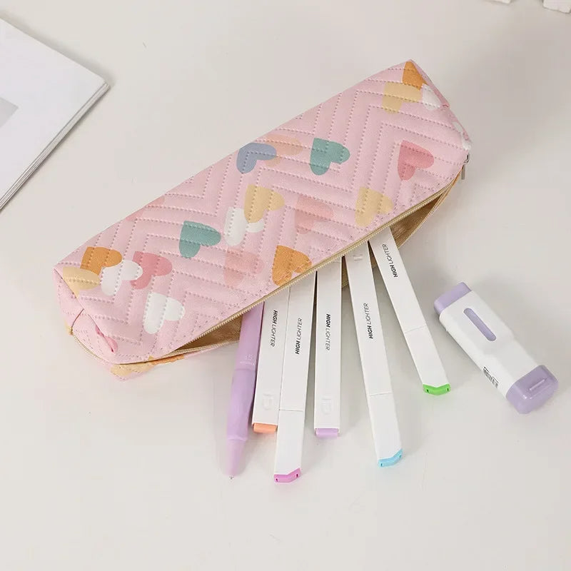 Trousse Crayon Coeur