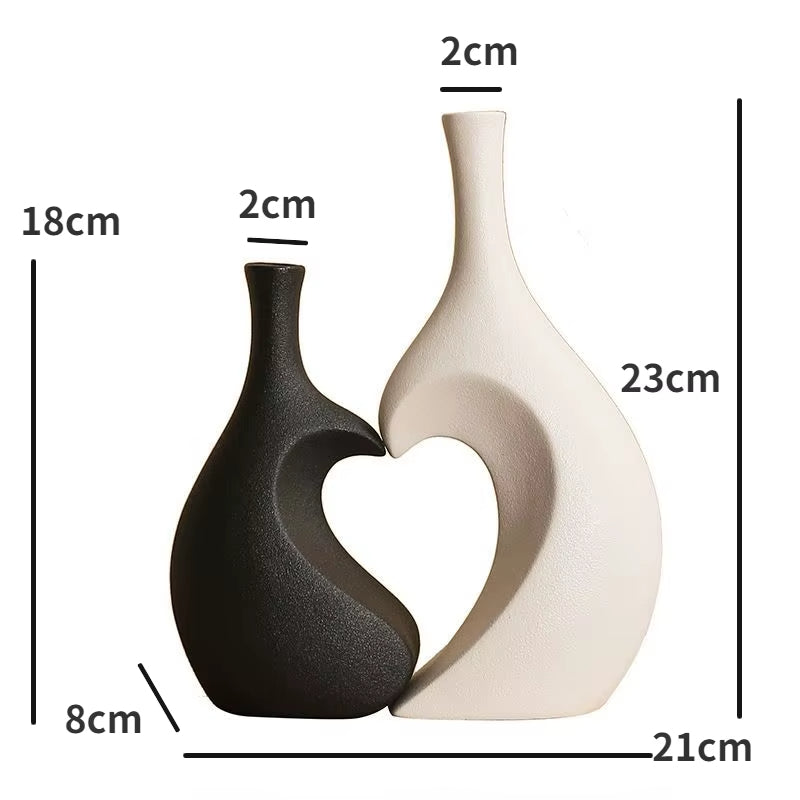 Vase en Coeur Design et Moderne